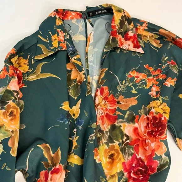 Zara Multicolor Floral Jumpsuit - Picture 3 of 7